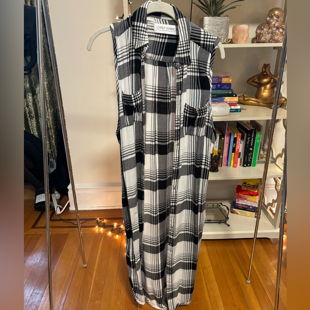Gypsy Warrior flannel long duster